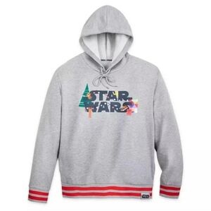 Star Wars Holiday Hooded Sweatshirt Unisex Size Medium Christmas Lights